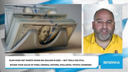Elon Musk Net Worth Down $64 Billion In 2025 — But Tesla CEO Still Richer Than Value Of Ford, General Motors, Stellantis, Toyota Combined