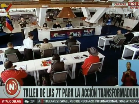 Caracas | Autoridades participan en el Taller de las 7T para la Acción Transformadora