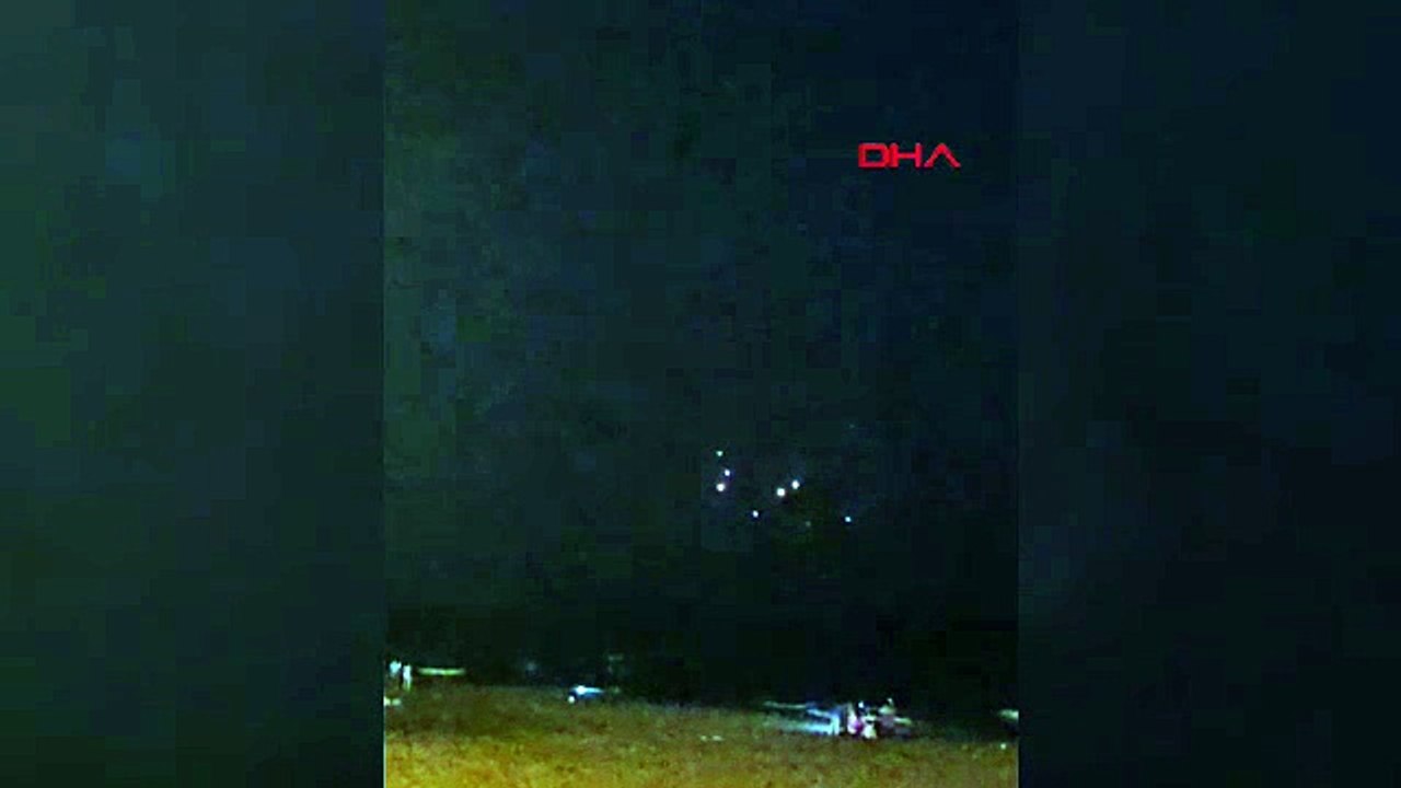 İran'dan İsrail'e fırlatılan füzeler Hatay semalarından görüldü