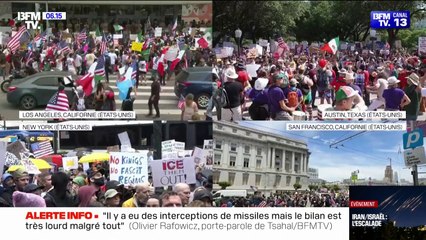 🗨️ "No Kings !": des milliers de manifestants se sont mobilisés ce samedi contre le défilé militaire de Donald Trump