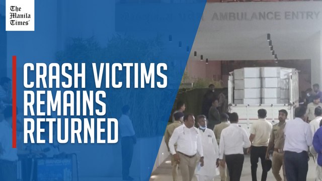 Air India crash victims' remains handed over to families