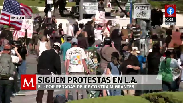 Caos en Los Ángeles: enfrentamientos directos entre civiles y policías