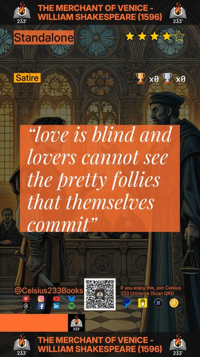 The Merchant of Venice - William Shakespeare (1596) Quotes