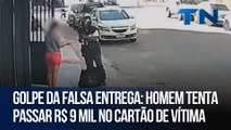 Golpe da falsa entrega: Homem tenta passar R$ 9 mil no cartão de vítima