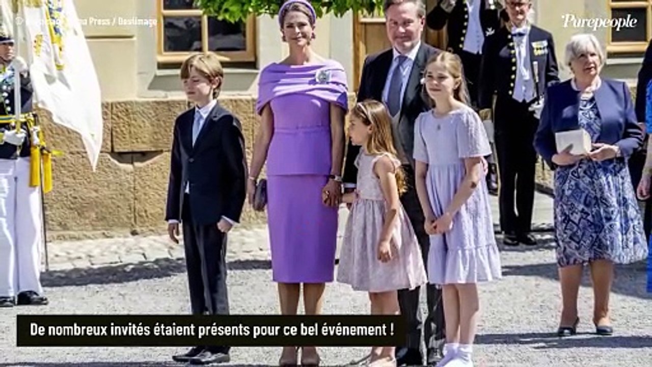 La famille royale de Suède en fête ! La princesse Sofia et le prince Carl Philip ont baptisé leur fille Ines, elle portrait une tenue très symbolique