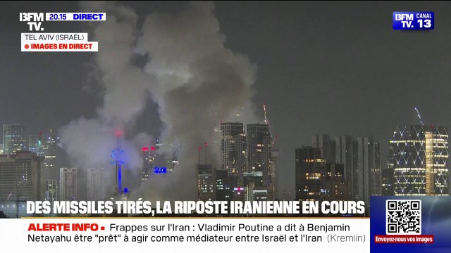 Israël-Iran: des missiles iraniens tirés vers l'État hébreu