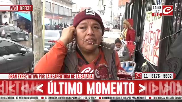 El testimonio de una trabajadora de La Salada: Presidente queremos trabajar