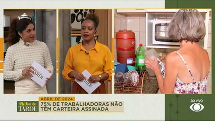 75% das trabalhadoras domésticas não têm carteira assinada no Brasil | Melhor da Tarde