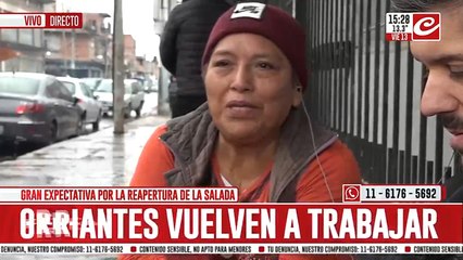 La historia de “La Beba”: vende comida en La Salada y necesita volver para costear sus medicamentos