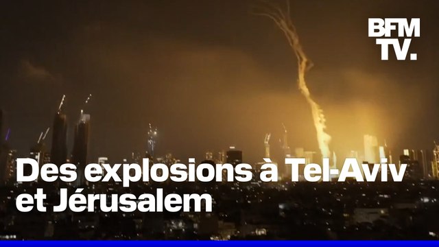 Israël visé par des dizaines de missiles iraniens