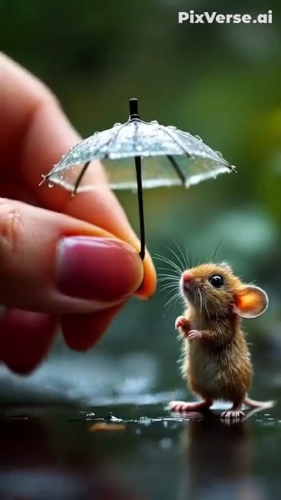 Mouse with baby _fun