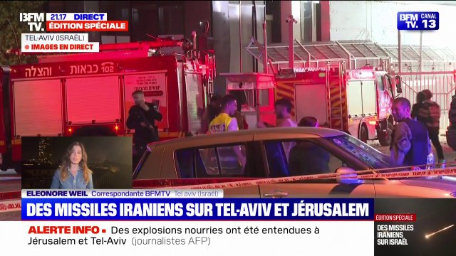 Riposte iranienne: entre 150 et 200 missiles balistiques ont été lancés depuis l'Iran sur le territoire israélien