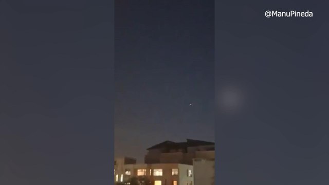 Israel confirma lanzamientos de misiles por parte de Irán