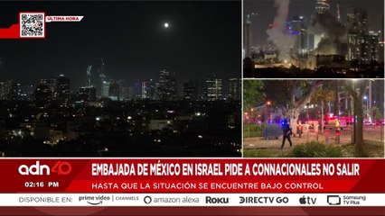 🚨¡Última Hora! Embajada de México en Israel pide a connacionales a no salir por seguridad
