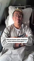 Did You Know Some Airplanes Have Onboard Lounges?