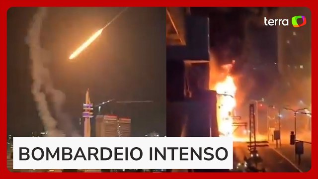 Vídeos mostram mísseis iranianos vencendo Domo de Ferro israelense e atingindo alvos em Tel Aviv
