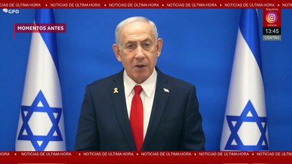 Netanyahu se pronuncia tras ataque de Irán a Israel