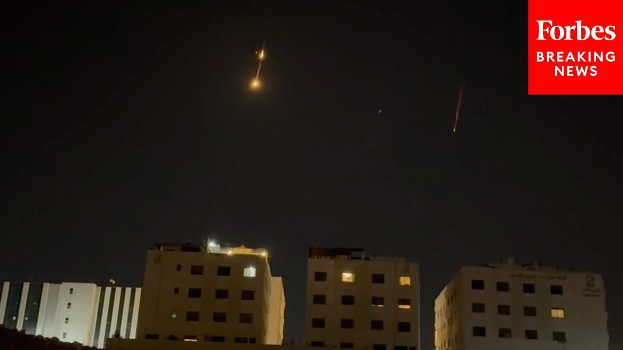 Missiles Fly Over Jordan As Iran Launches Retaliatory Strikes On Israel