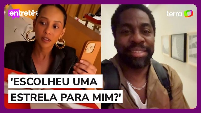 Lázaro Ramos compra estrela para Taís Araújo e choca a internet