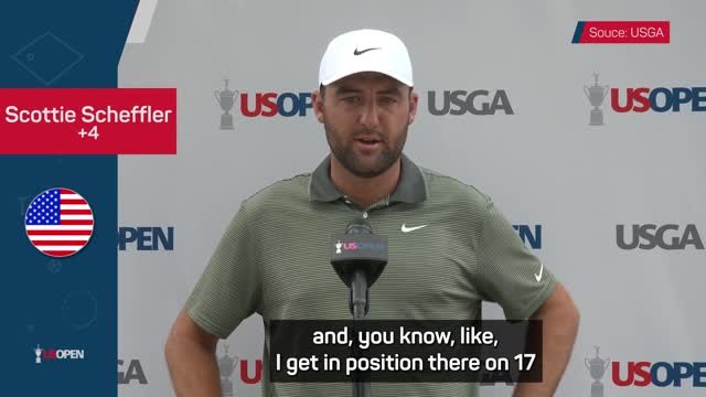 'Giving it your best on each shot' - Scheffler vows fight as U.S. Open grinds him down