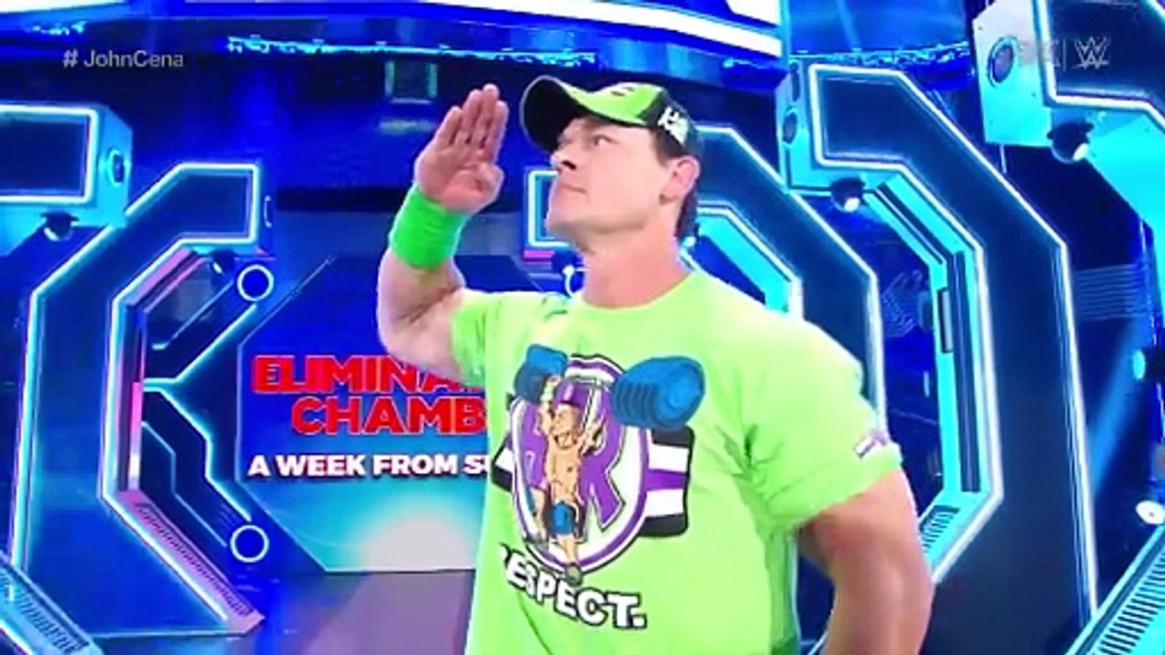 WWE superstar John Cena the final salute