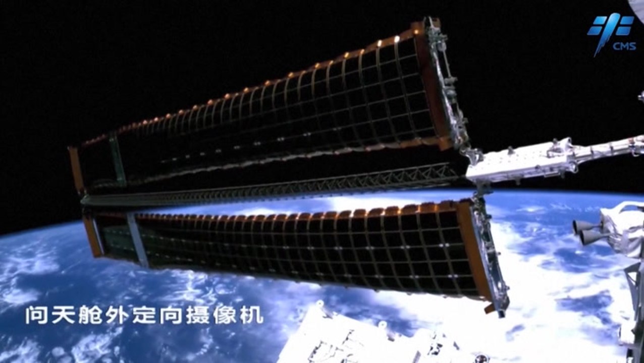 Tiangong Space Stations Flexible Solar Wings