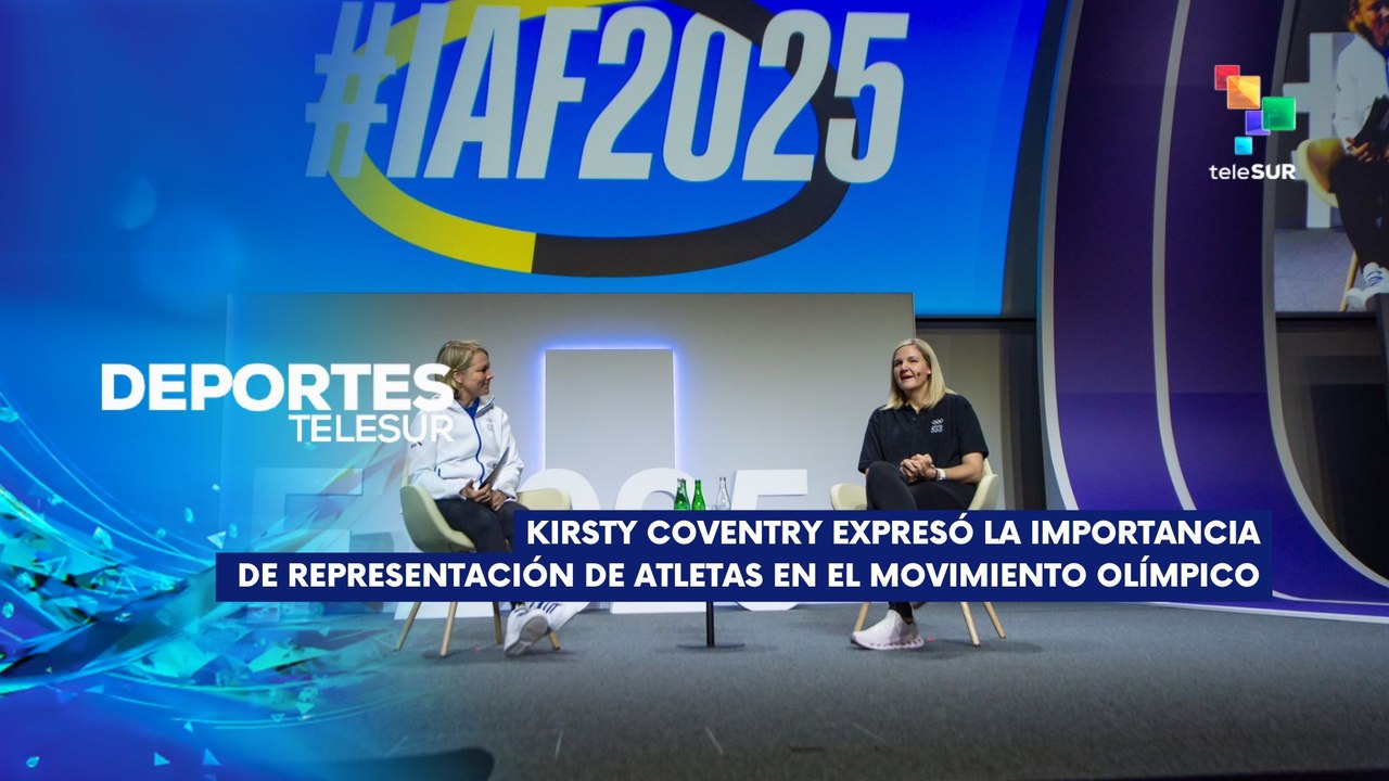 Presidenta electa del Comité Olímpico Internacional Kirsty Coventry exaltó la importancia de los atletas en el movimiento olímpico DEPORTES TELESUR 13-06-2025