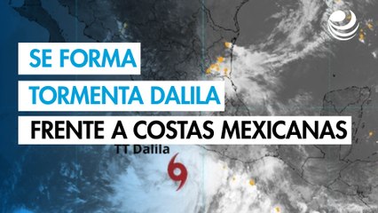 Se forma la tormenta Dalila frente a costas mexicanas; en alerta 5 estados del Pacífico