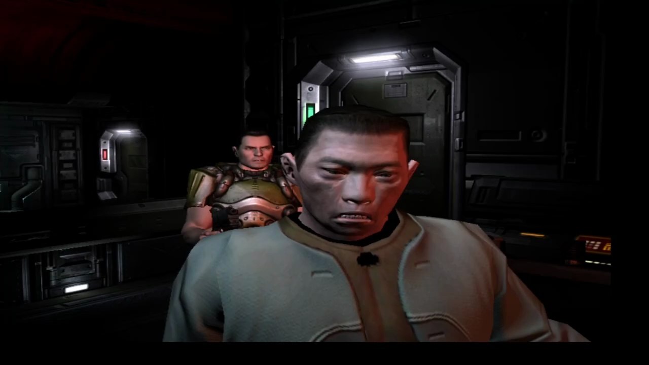 Doom 3 -Intro Mars Underground (PC ) 2005 Gameplay