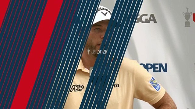 'There’s a lot of golf left on a very tough course' Solo leader Burns maintaining focus