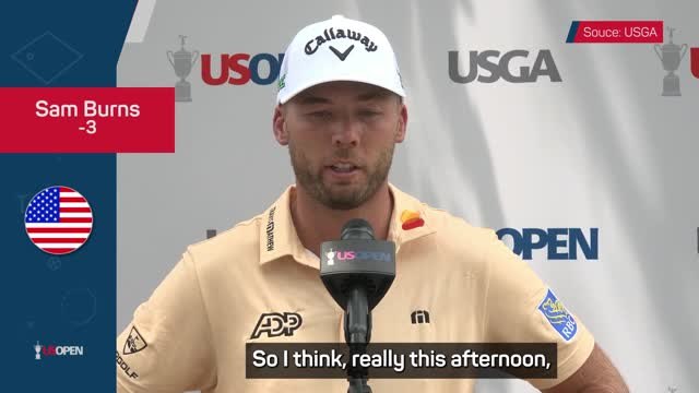 'There’s a lot of golf left on a very tough course' Solo leader Burns maintaining focus