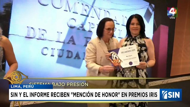 Premios Iris América 2025 para Noticias SIN y El Informe | Emisión Estelar SIN