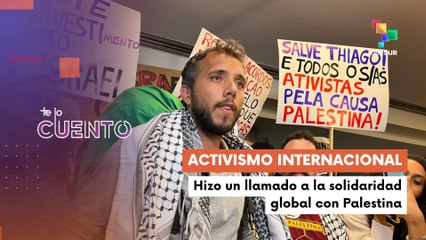 Activista eco-socialista Thiago Ávila regresa a Brasil tras ser liberado por Israel