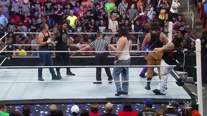 FULL MATCH_ The Wyatt Family vs. Roman Reigns, Dean Ambrose _ Chris Jericho_ Night of Champions 2015