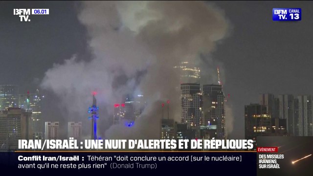 Iran/Israël: une nuit de bombardements et de répliques