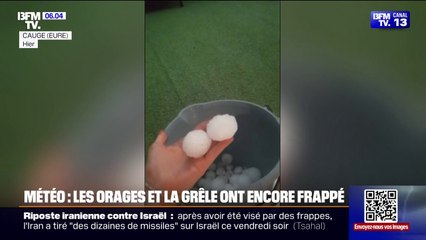 Météo: les orages de grêle se faiblissent pas et traversent le territoire d'ouest en est