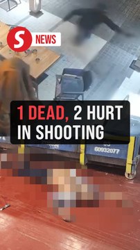 One dead, two injured in shooting at Brickfields restaurant