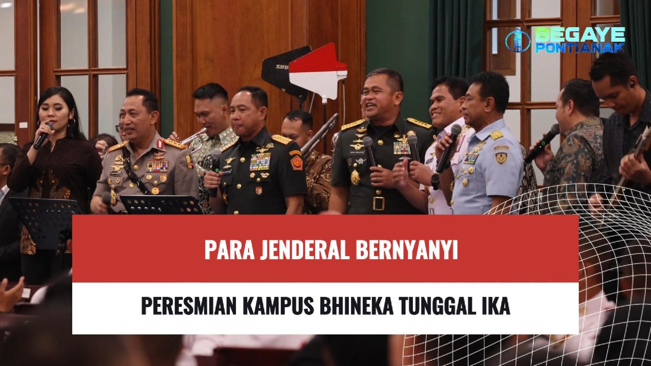 Para Jenderal Bernyanyi Lagu Rumah Kita