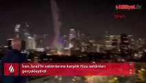 İran, İsrail'in saldırılarına karşılık füze saldırıları başlattı