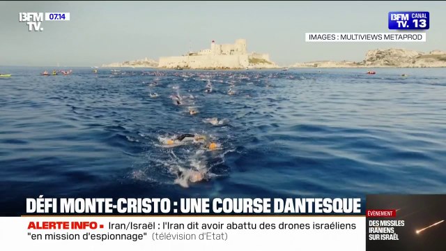 Natation: les sportifs à l'assaut du dantesque défi Monte-Cristo