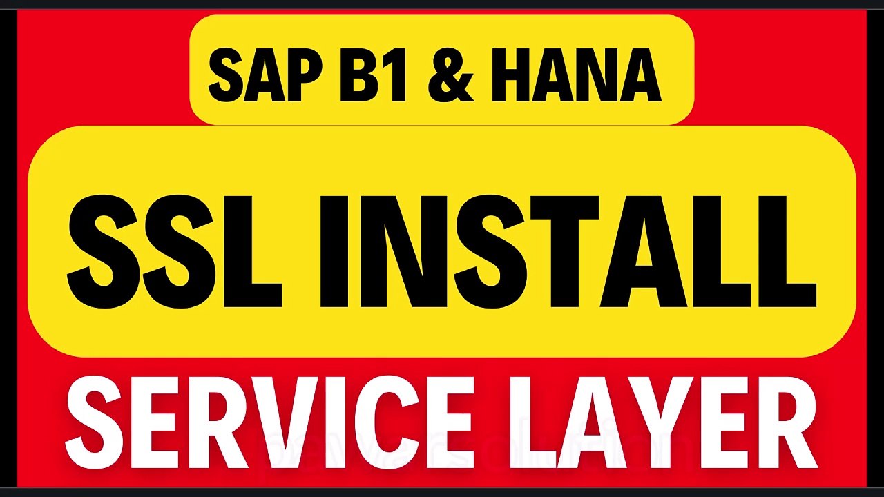 Installing SSL Certificates (.PFX) on SAP HANA Server | Easy Configuration Tutorial