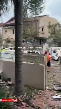 İran'ın bıraktığı hasar gün ağarınca ortaya çıktı! İşte Tel Aviv'den son görüntüler