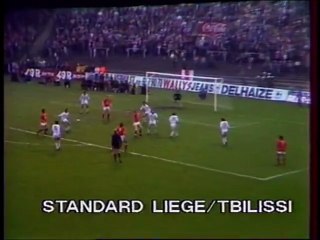 STANDARD  DE LIEGE - DINAMO TBILISSI  - 1982 - SAISON 1981/1982 -