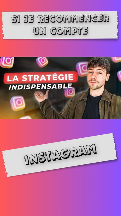 👉 Si je devais commencer un compte Instagram, je ferais ça !