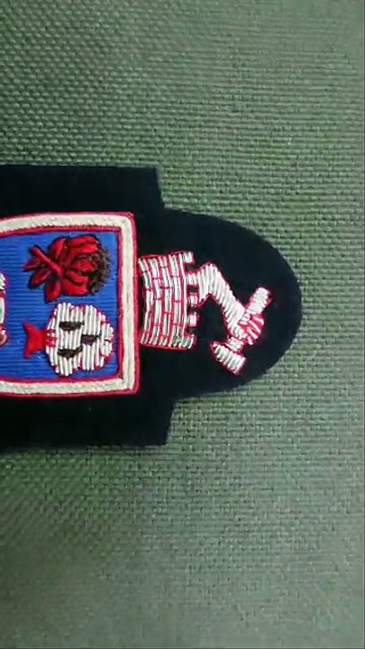 Custom Aka Iron on Patches, Custom Logo Embroidered Patches, Pakistan embroidered patches