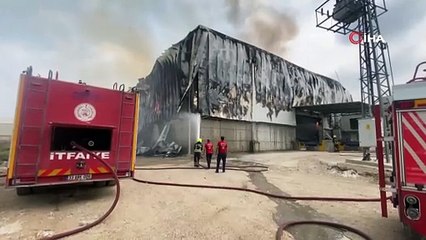 Mersin’de pamuk fabrikasında yangın, ekipler müdahale ediyor