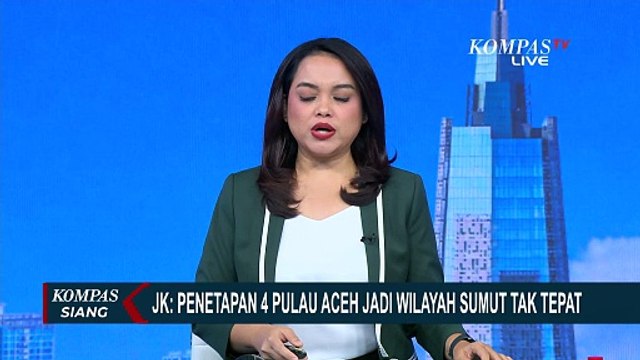 Blak-Blakan! Jusuf Kalla soal Sengketa 4 Pulau Aceh Jadi Wilayah Sumut: Mendagri Tidak Tepat?