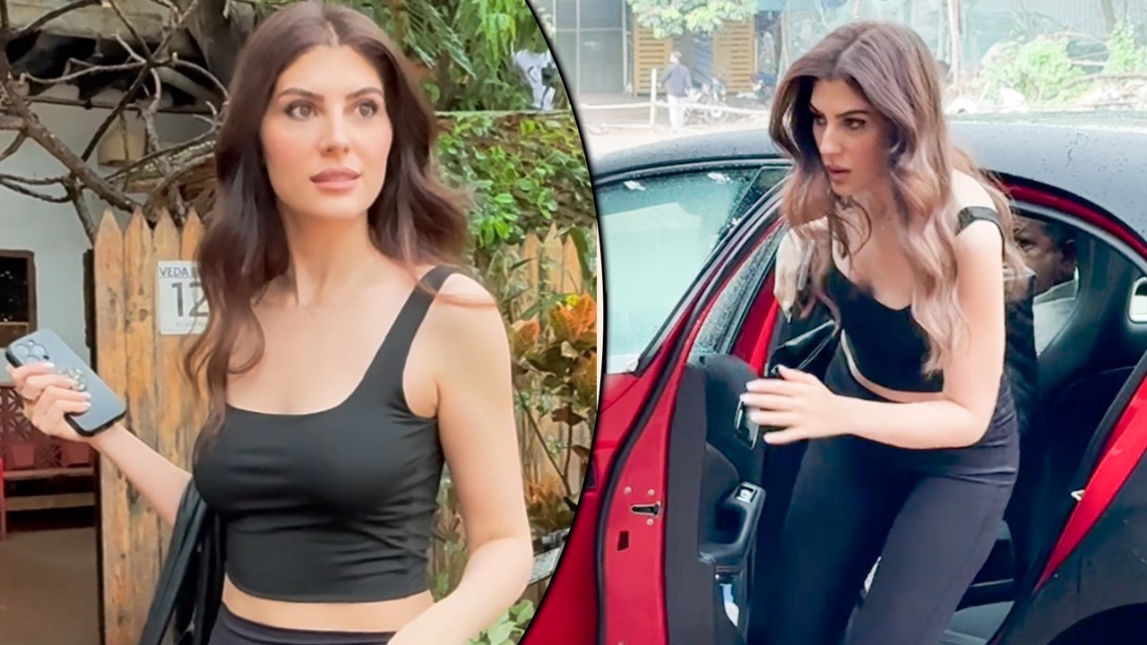 Elnaaz Norouzi The Iranian Supermodel Gets Clicked In Her Bomb-Black Avatar | Mumbai | India