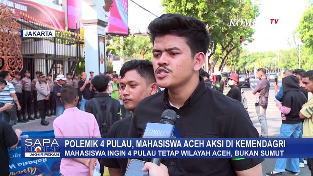 Gelar Aksi di Kemendagri, Mahasiswa Ingin 4 Pulau yang Tuai Polemik Tetap Wilayah Aceh Bukan Sumut