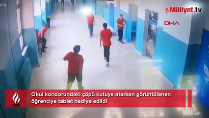 Görüntüleri ortaokul müdürü paylaştı: Bu davranış dikkatimizi çekti